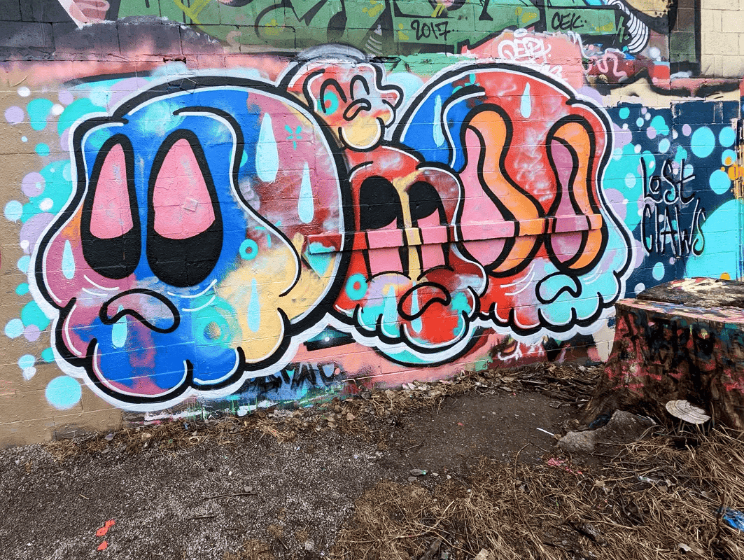 Lost Claws mural 1