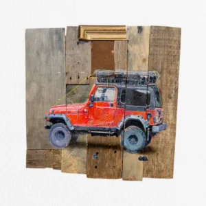 4×4 rouge